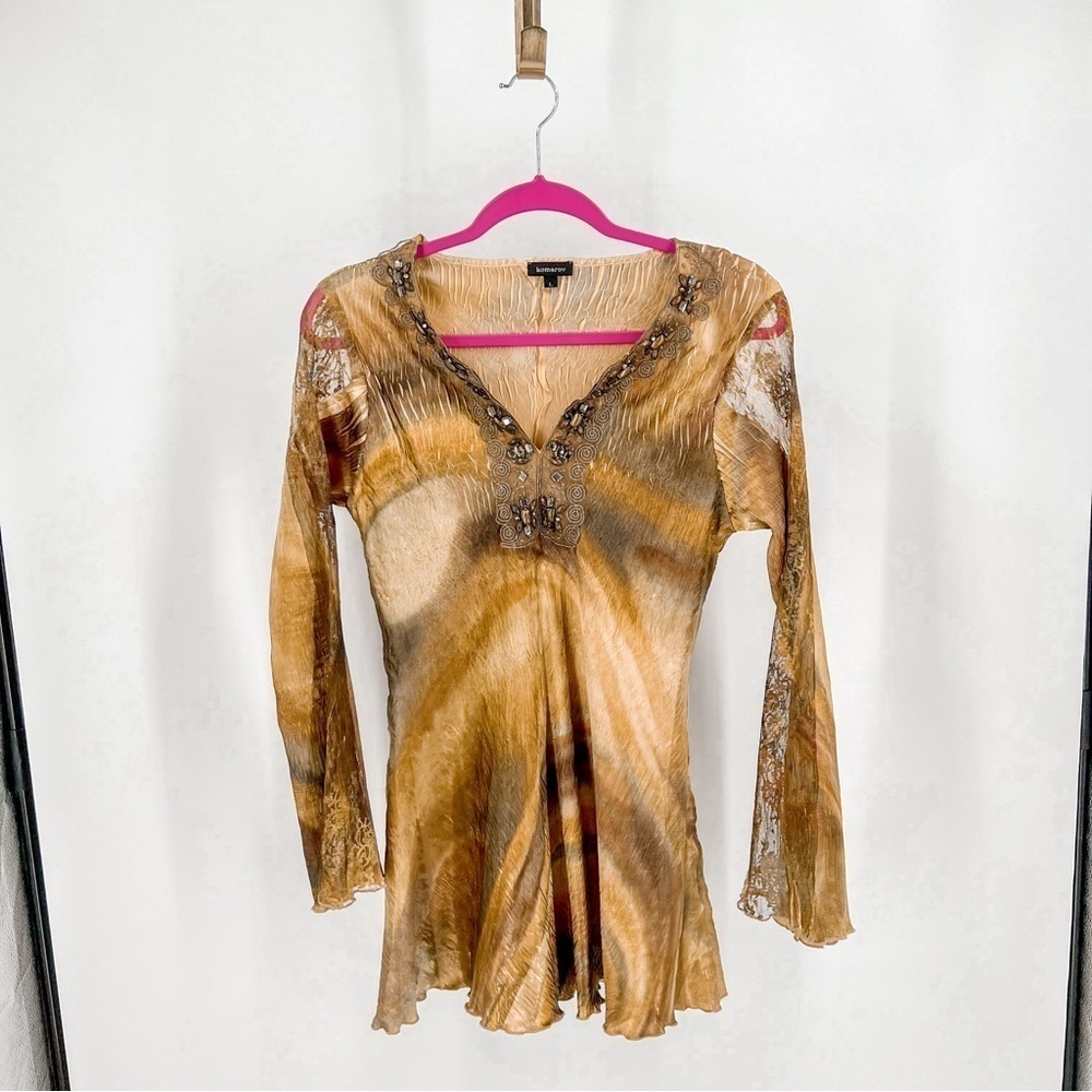 Komarov blouse with jewel details